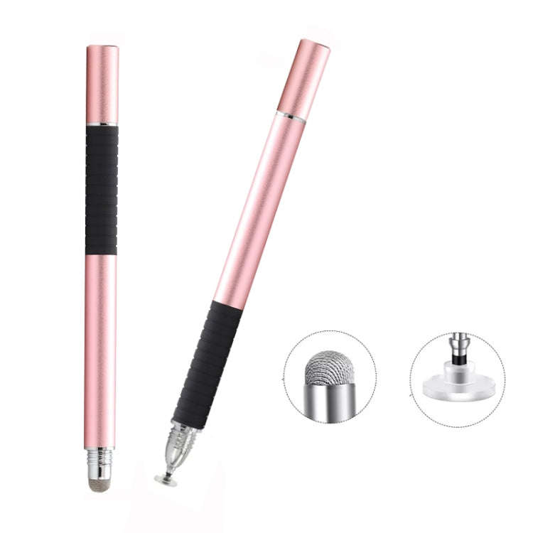 AT-31 Conductive Cloth Head + Precision Sucker Capacitive Pen Head 2-in-1 Handwriting Stylus(Rose...