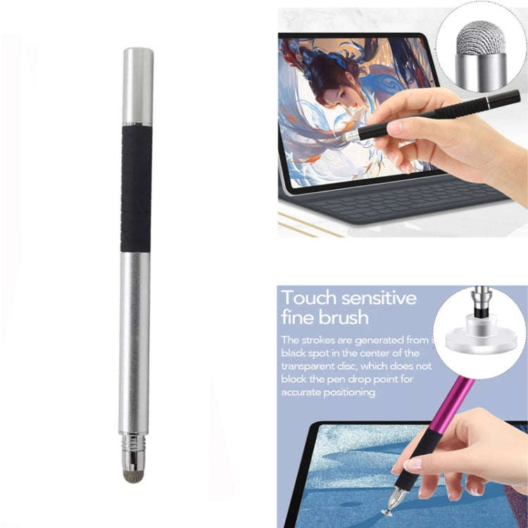 AT-31 Conductive Cloth Head + Precision Sucker Capacitive Pen Head 2-in-1 Handwriting Stylus with...