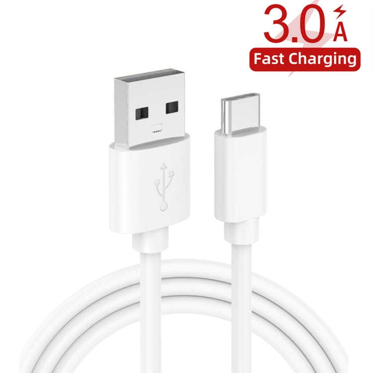 SDC-30W QC3.0 USB + 2 x USB2.0 Port Quick Charger with USB to Type-C Cable, AU Plug