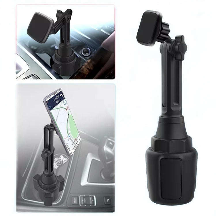 A57+X906 Ajustable Convenient Car Water Cup Magnetic Mobile Phone Holder