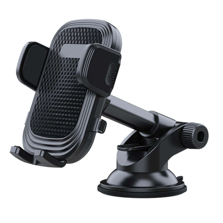 A190+X903 Car Windscreen Dashboard Sucker Mount 3-Phase Telescopic Long Arm Phone Holder