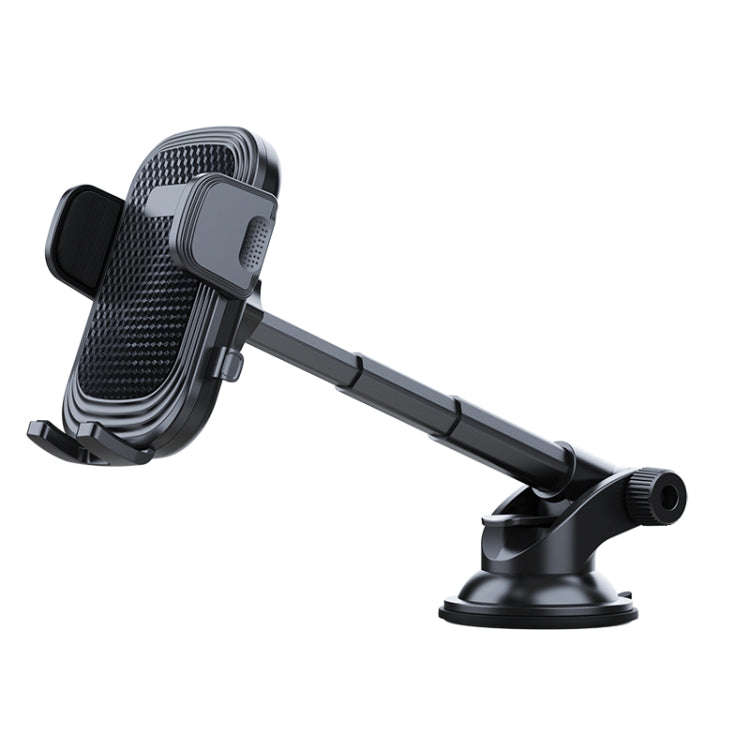 A190+X903 Car Windscreen Dashboard Sucker Mount 3-Phase Telescopic Long Arm Phone Holder