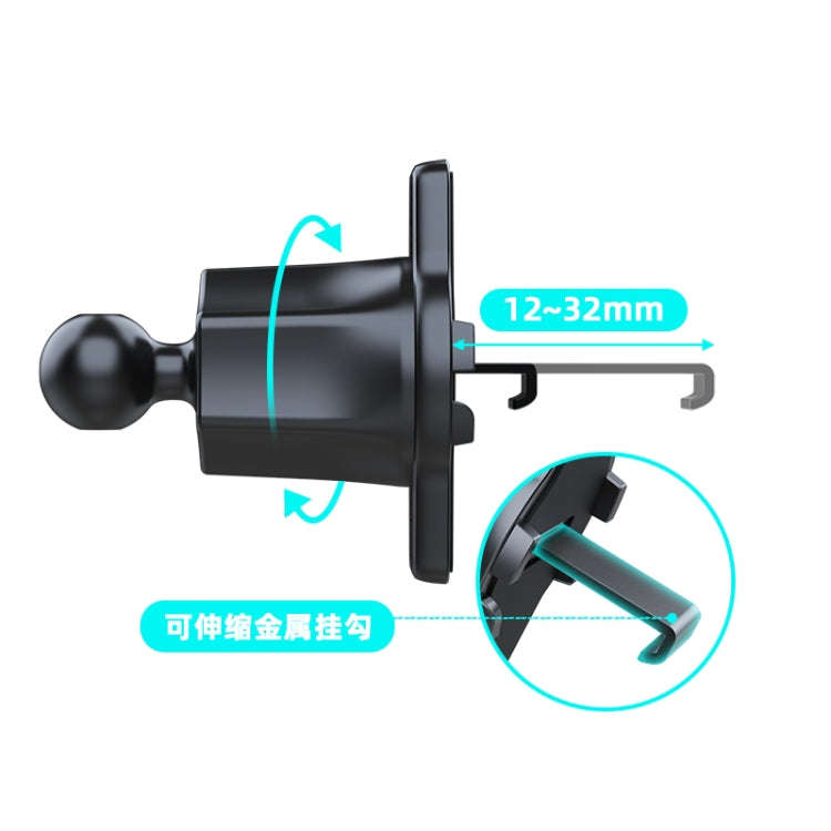 A190+X158 Car Phone Holder Air Vent Mini Hook Mount Phone Holder
