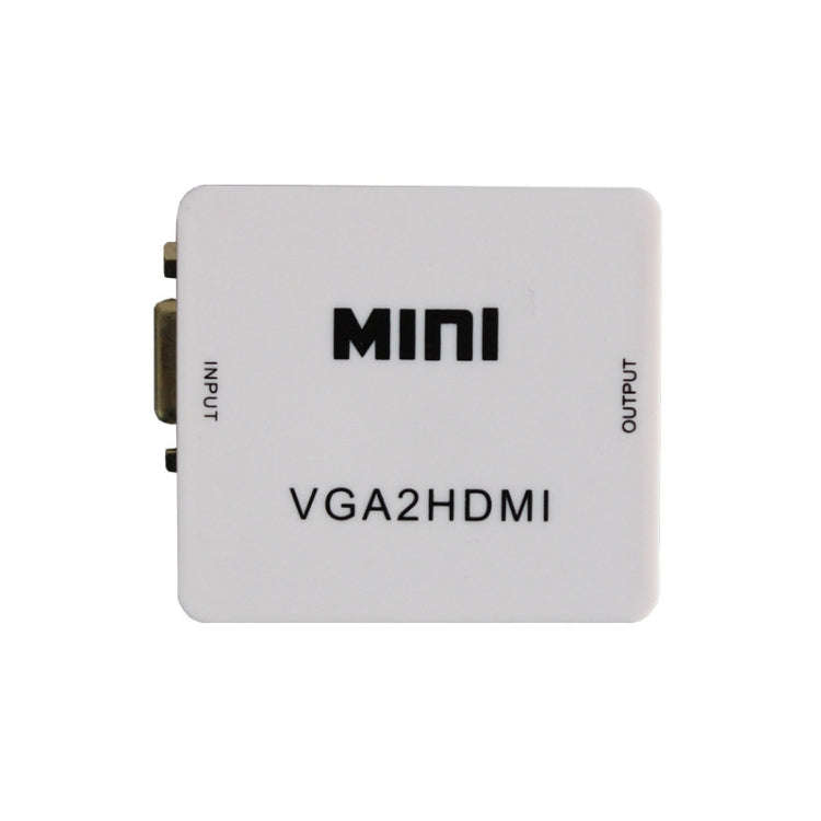 JSM Mini Size HD 1080P VGA to HDMI Scaler Box Audio Video Digital Converter Adapter