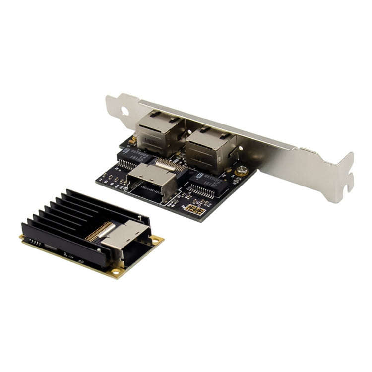 ST7242 Mini PCIE Dual RJ45 Gigabit Ethernet Networking Interface card NHI350AM2