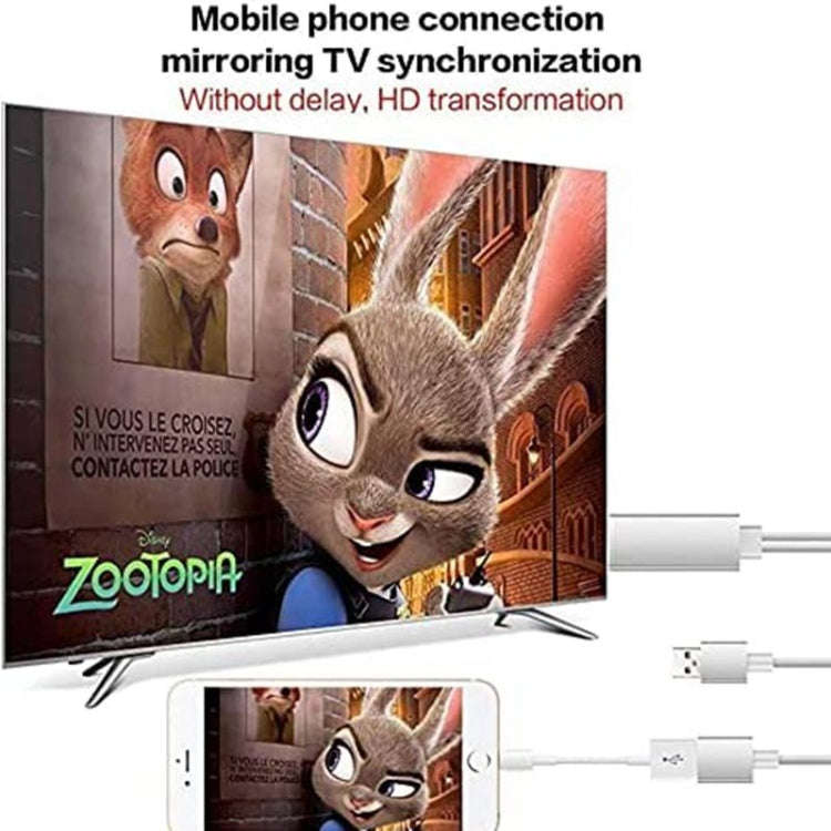 Dongle USB Male + USB Female to HDMI Male 1080P HDMI Cables Adapter