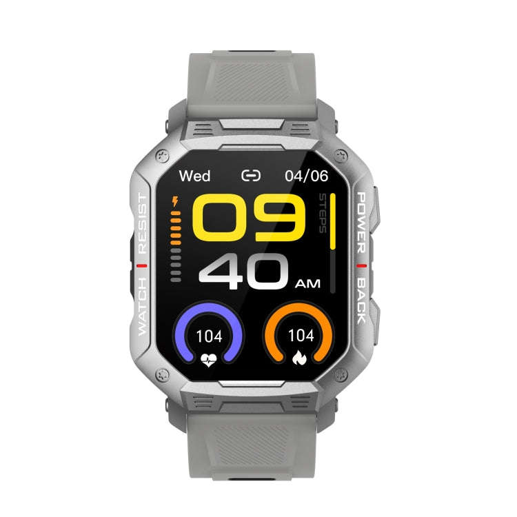 NX3 1.83 inch Color Screen Smart Watch,Support Heart Rate Monitoring/Blood Pressure Monitoring(Grey)