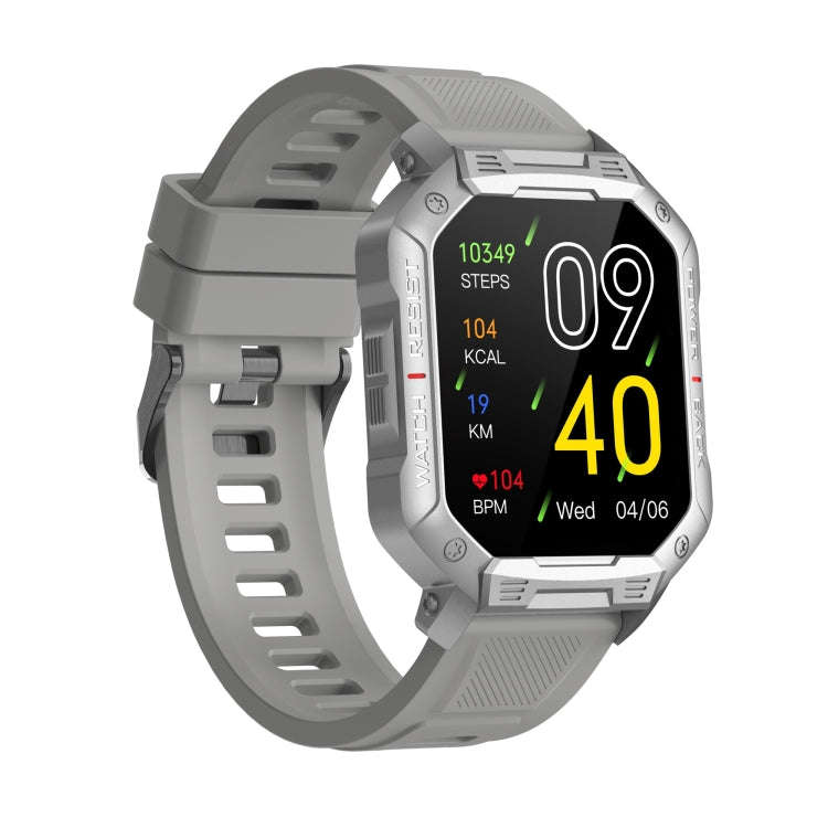 NX3 1.83 inch Color Screen Smart Watch,Support Heart Rate Monitoring/Blood Pressure Monitoring(Grey)