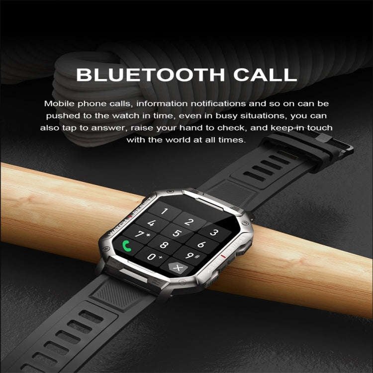NX3 1.83 inch Color Screen Smart Watch,Support Heart Rate Monitoring/Blood Pressure Monitoring(Gr...