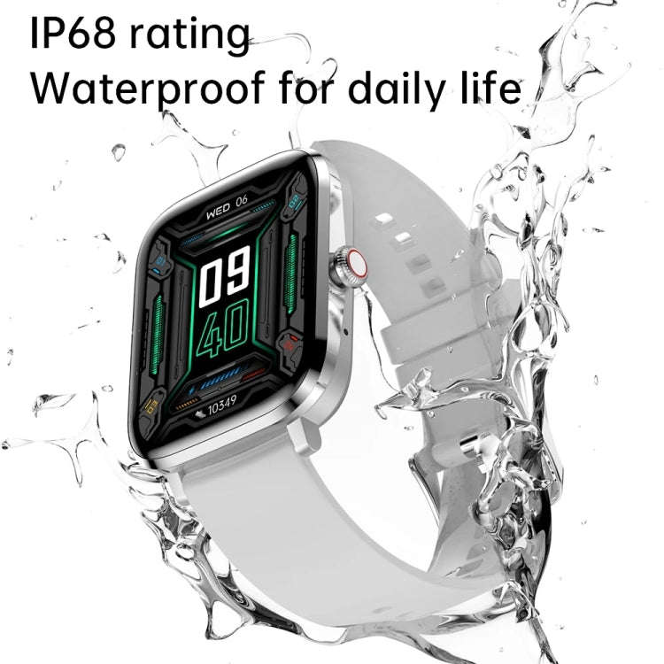 HK20 1.85 inch Color Screen Smart Watch,Support Heart Rate Monitoring/Blood Pressure Monitoring(S...