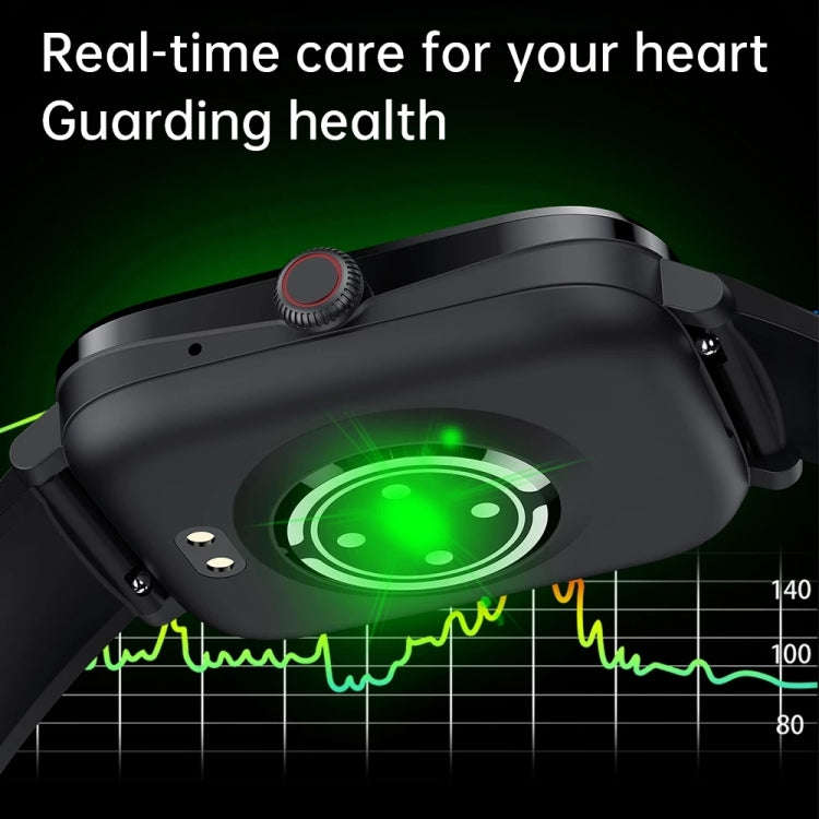 HK20 1.85 inch Color Screen Smart Watch,Support Heart Rate Monitoring/Blood Pressure Monitoring(S...