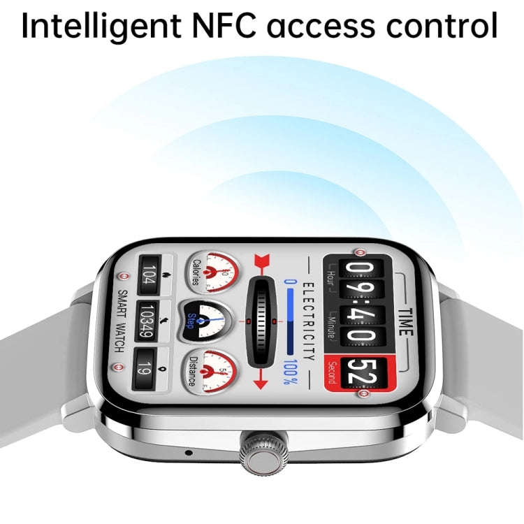 HK20 1.85 inch Color Screen Smart Watch,Support Heart Rate Monitoring/Blood Pressure Monitoring(S...