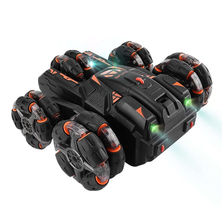 MoFun Five-wheeled Stunt Car 360-degree Swing Arm 2.4G Multifunctional RC Car, specifications:Dou...