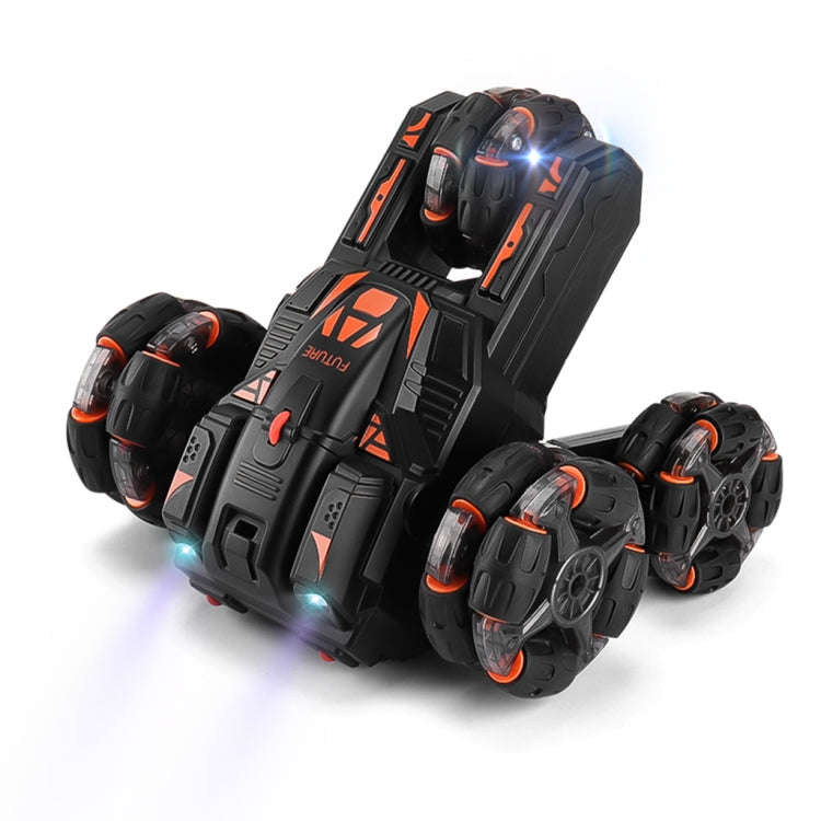 MoFun Five-wheeled Stunt Car 360-degree Swing Arm 2.4G Multifunctional RC Car, specifications:Dou...