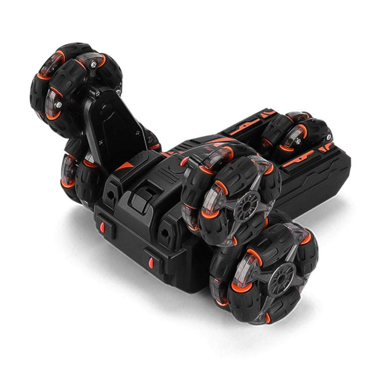 MoFun Five-wheeled Stunt Car 360-degree Swing Arm 2.4G Multifunctional RC Car, specifications:Dou...