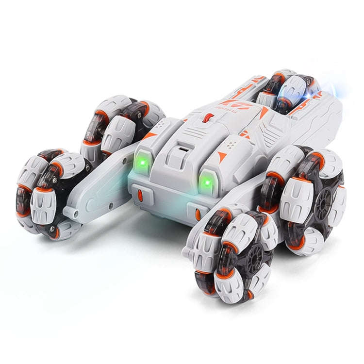 MoFun Five-wheeled Stunt Car 360-degree Swing Arm 2.4G Multifunctional RC Car, specifications:Dou...