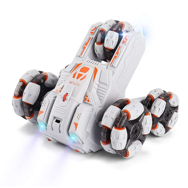 MoFun Five-wheeled Stunt Car 360-degree Swing Arm 2.4G Multifunctional RC Car, specifications:Dou...