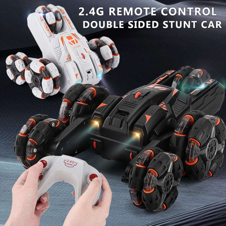 MoFun Five-wheeled Stunt Car 360-degree Swing Arm 2.4G Multifunctional RC Car, specifications:Dou...