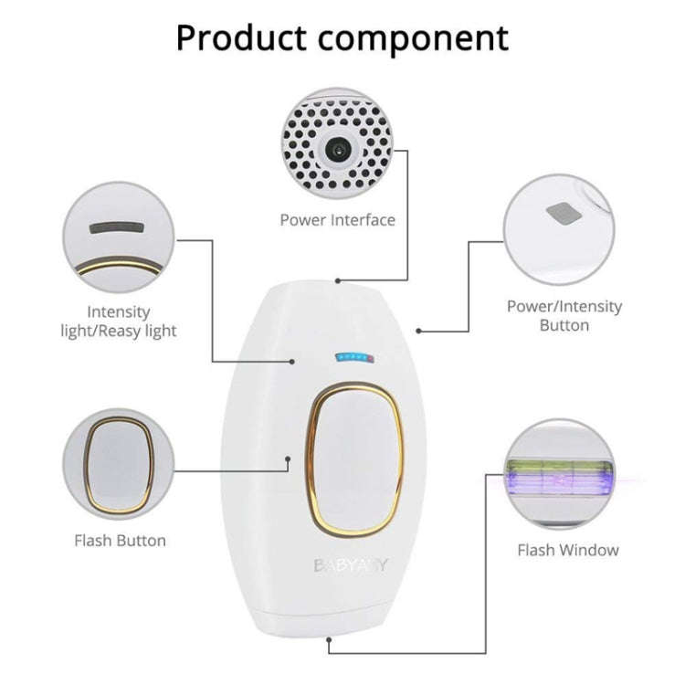 H01 Portable Home Use Laser IPL Hair Removal Devicepainless Epilator Permanent, Specification:US ...