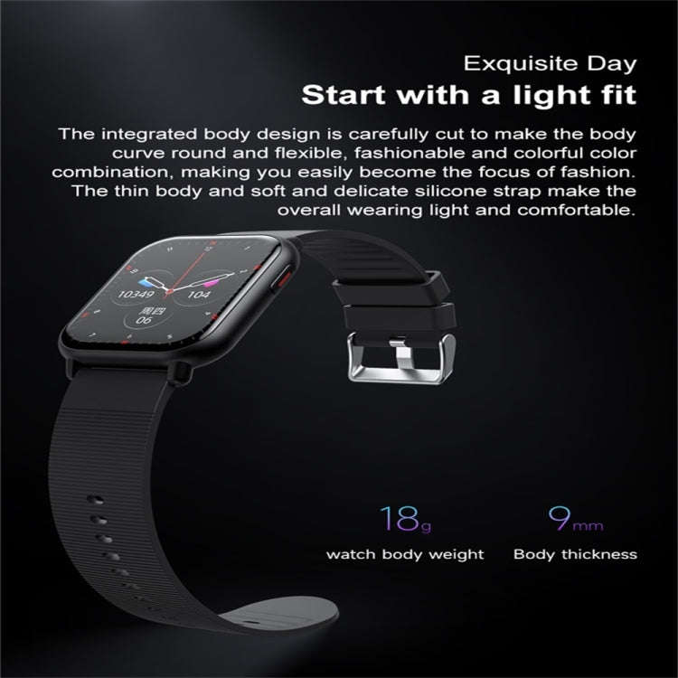 ZW32 1.85 inch Color Screen Smart Watch,Support Heart Rate Monitoring/Blood Pressure Monitoring(P...