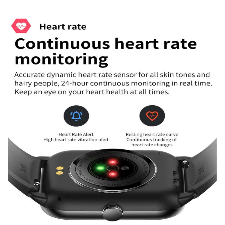 KT65 1.9 inch Color Screen Smart Watch,Support Heart Rate Monitoring/Blood Pressure Monitoring(Gold)