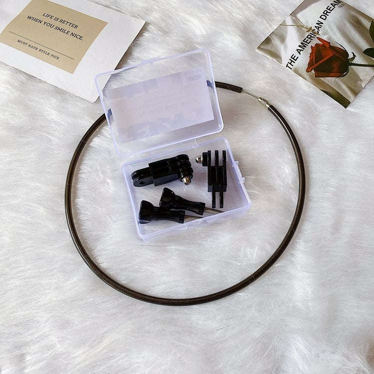 Mini Collar Lazy Adjustable Neck Bracket for GoPro Action Camera Smartphones