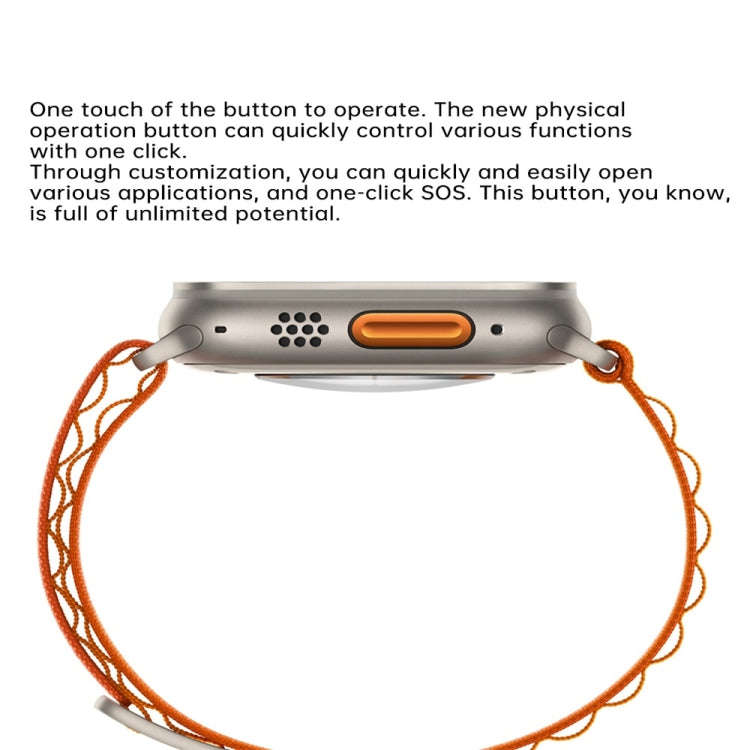 YS8 Ultra 2.05 inch Color Screen Smart Watch,Support Heart Rate Monitoring/Blood Pressure Monitor...
