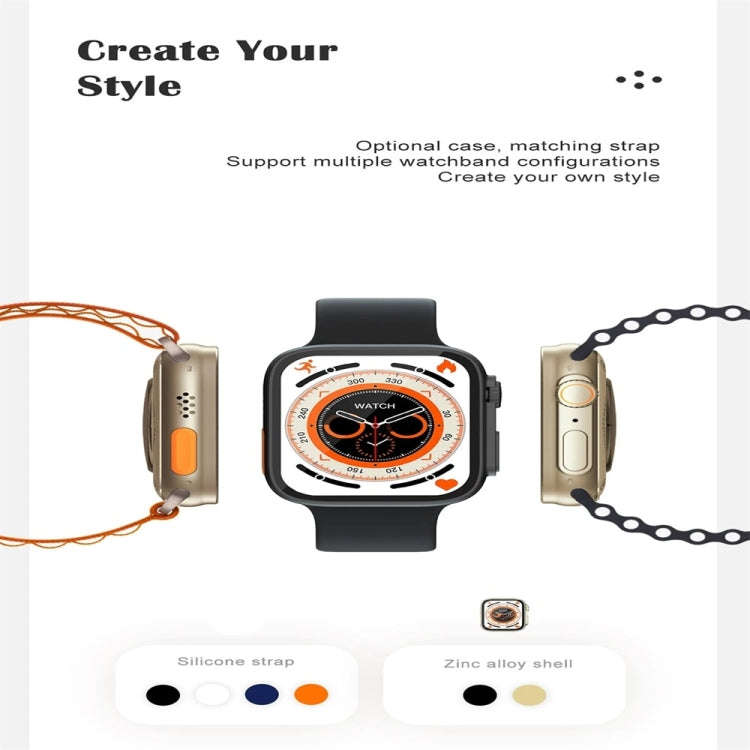 S8 Ultra 1.81 inch Color Screen Smart Watch,Support Heart Rate Monitoring/Blood Pressure Monitori...