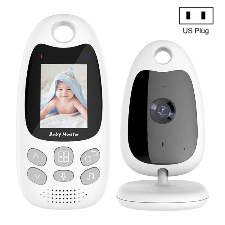 VB610 Baby Monitor Camera Wireless Two-way Talk Back Baby Night Vision IR Monitor(US Plug)