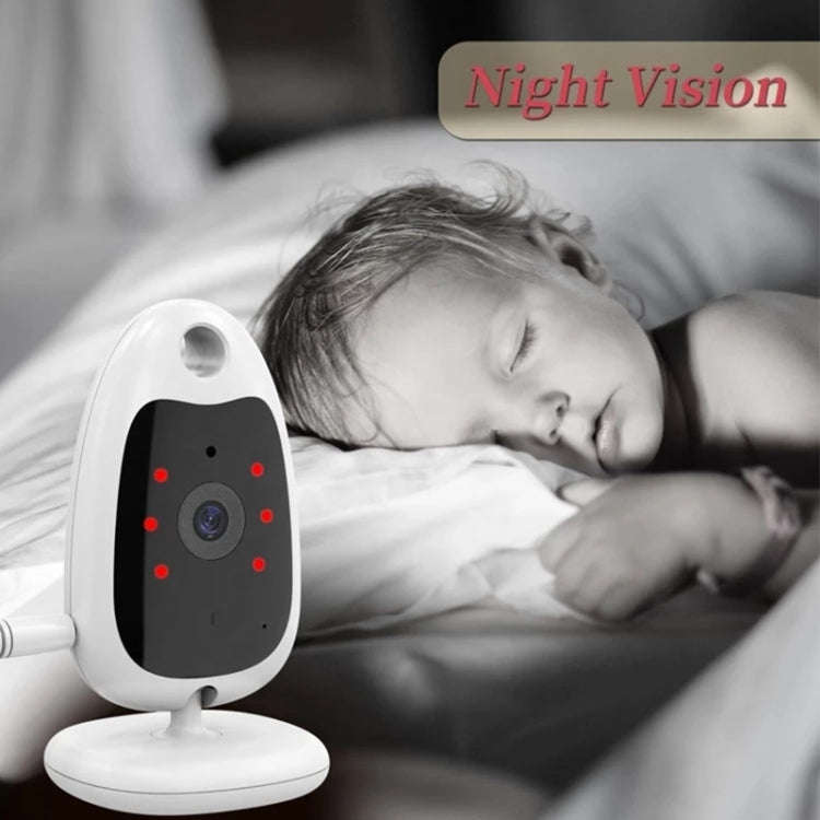 VB610 Baby Monitor Camera Wireless Two-way Talk Back Baby Night Vision IR Monitor(US Plug)