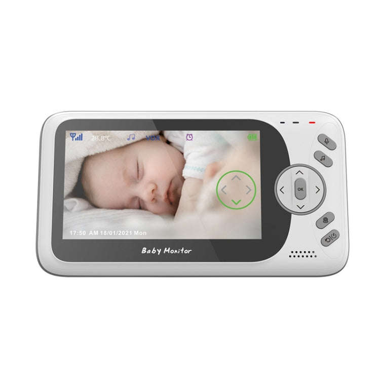 VB801 4.3 inch Night Vision Camera Baby Monitor, Wireless Intercom Audio Video Camera, Temperatur...