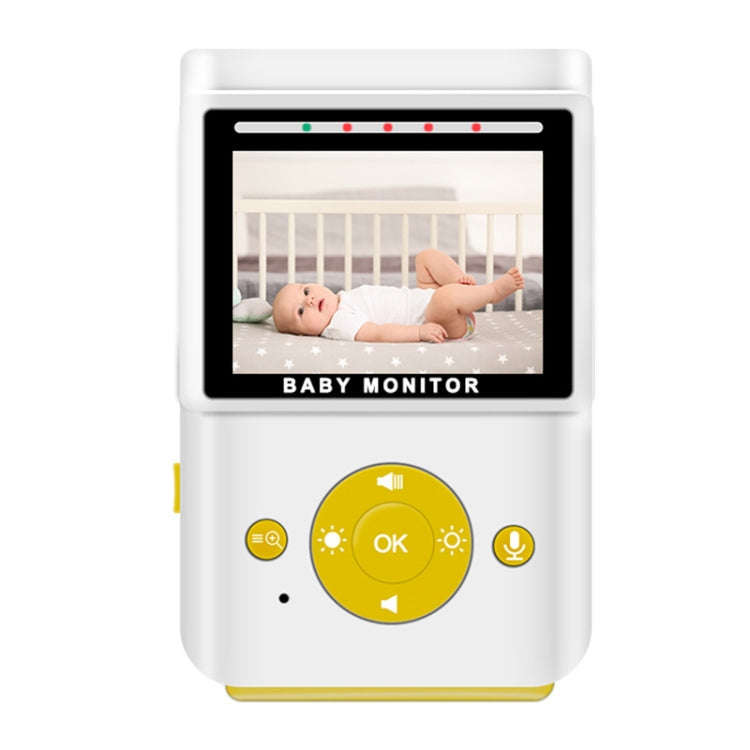 855P 2.4 inch Home Wireless Yellow Baby Monitor with Baby Surveillance Camera(AU Plug)