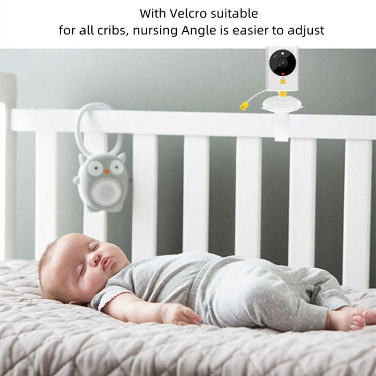 855P 2.4 inch Home Wireless Yellow Baby Monitor with Baby Surveillance Camera(AU Plug)