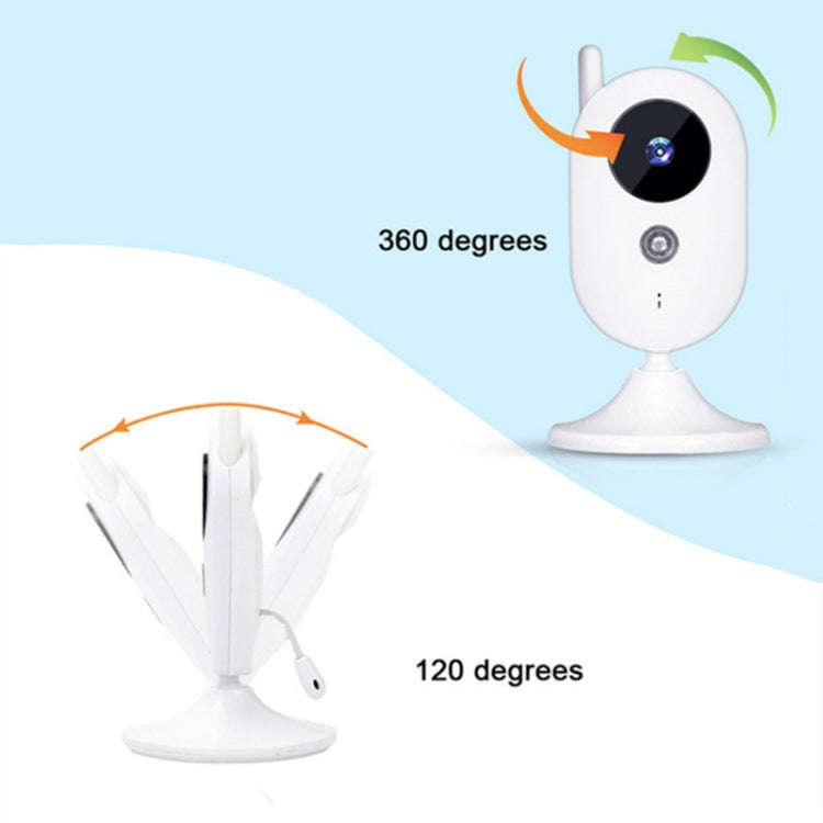 ZR302 2.4GHz Digital Video Smart Baby Monitor Night Vision Camera, Music Player, Two Way Intercom...