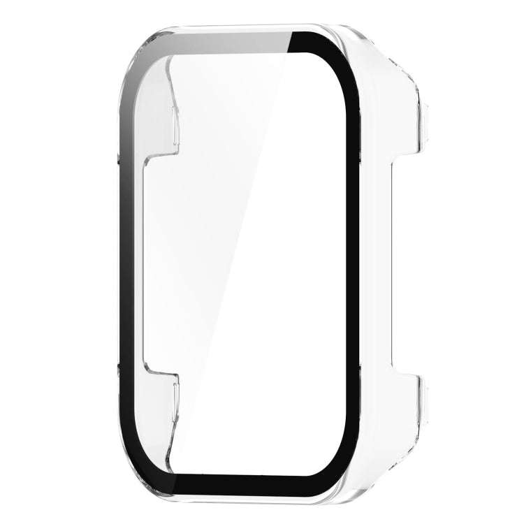 For Realme Watch 3 Pro PC+ Toughened Film Integrated Protective Case(Transparent)