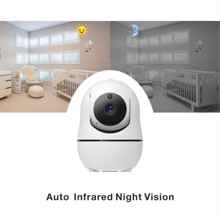 SM50 5 inch Baby Monitor 360-Degree Rotating Wireless Camera Night Vision Intercom Lullaby Monito...