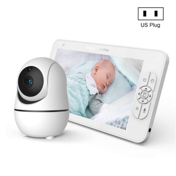 SM70PTZ 7 inch Screen 2.4GHz Wireless Digital Baby Monitor,  Auto Night Vision / Two-way Voice In...