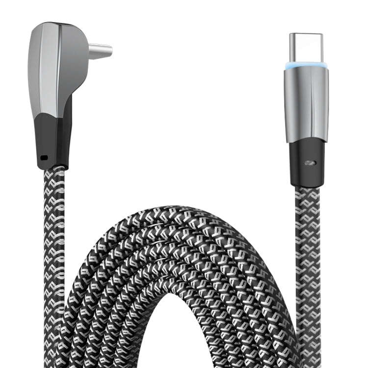 ENKAY Hat-Prince 65W USB-C / Type-C to Type-C 6A Fast Charging Data Weave Cable, Length:1m