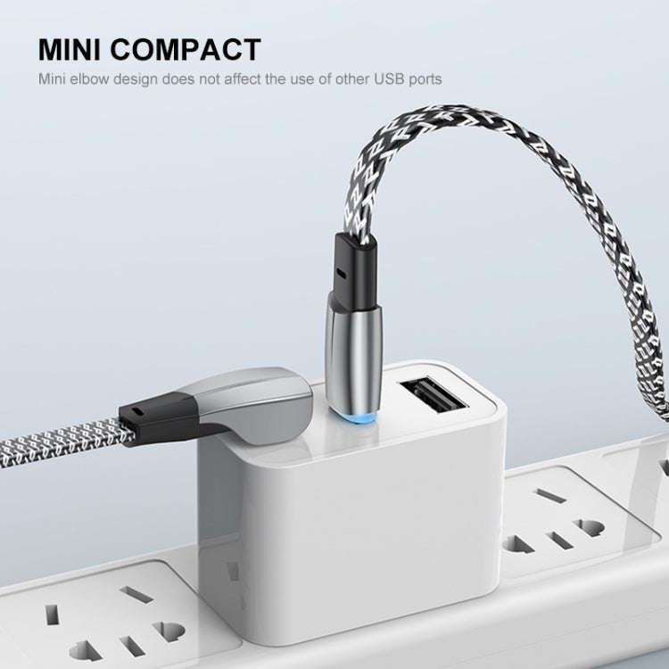 ENKAY Hat-Prince 65W USB-C / Type-C to Type-C 6A Fast Charging Data Weave Cable, Length:1m