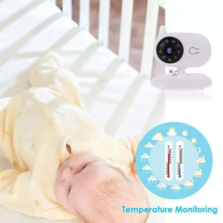 BM850 3.5 inch Wireless Video Color Baby Monitor Night Vision Temperature Monitor(US Plug)