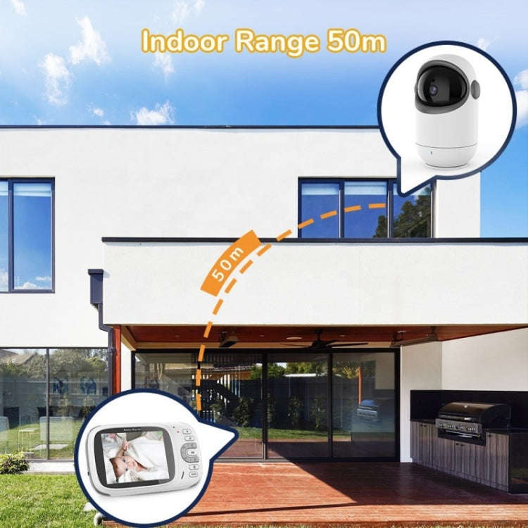 VB802 3.2 inch Baby Monitor Wireless Digital Video Rotating Camera(EU Plug)