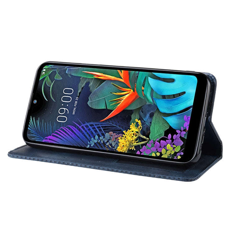 Magnetic Buckle Retro Crazy Horse Texture Horizontal Flip Leather Case for LG K50 /LG Q60 , with ...
