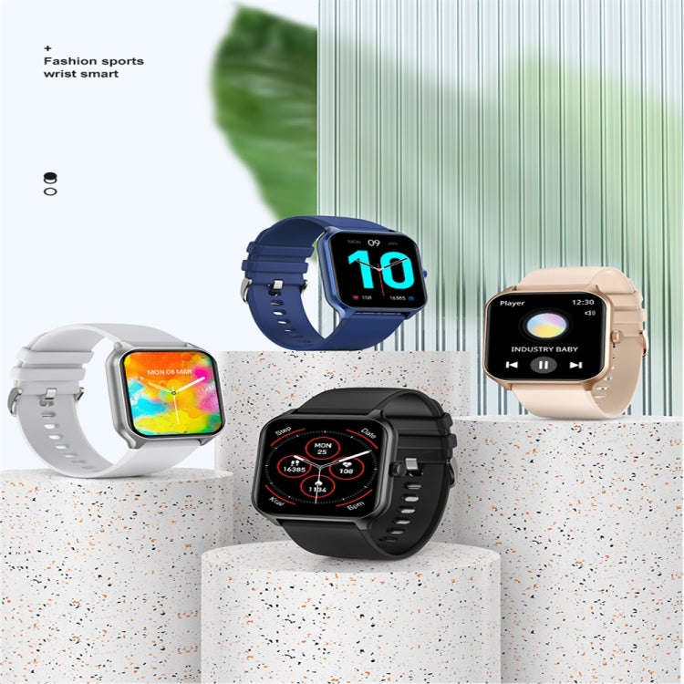 P58 1.96 inch Color Screen Smart Watch Support Heart Rate Monitoring / Blood Pressure Monitoring(...
