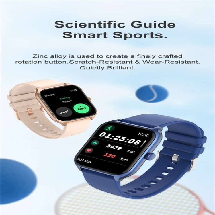 P58 1.96 inch Color Screen Smart Watch Support Heart Rate Monitoring / Blood Pressure Monitoring(...