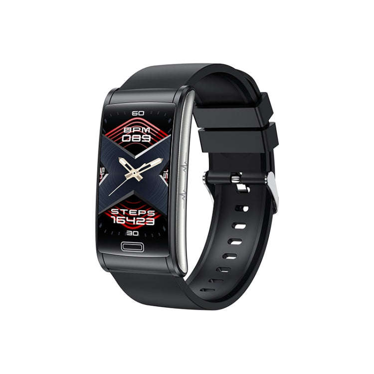 E600 1.47 inch Color Screen Smart Watch Silicone Strap Support Heart Rate Monitoring / Blood Pres...