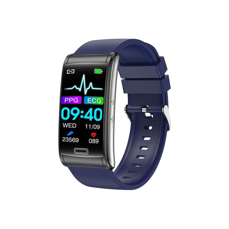 E600 1.47 inch Color Screen Smart Watch Silicone Strap Support Heart Rate Monitoring / Blood Pres...