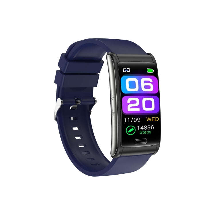 E600 1.47 inch Color Screen Smart Watch Silicone Strap Support Heart Rate Monitoring / Blood Pres...