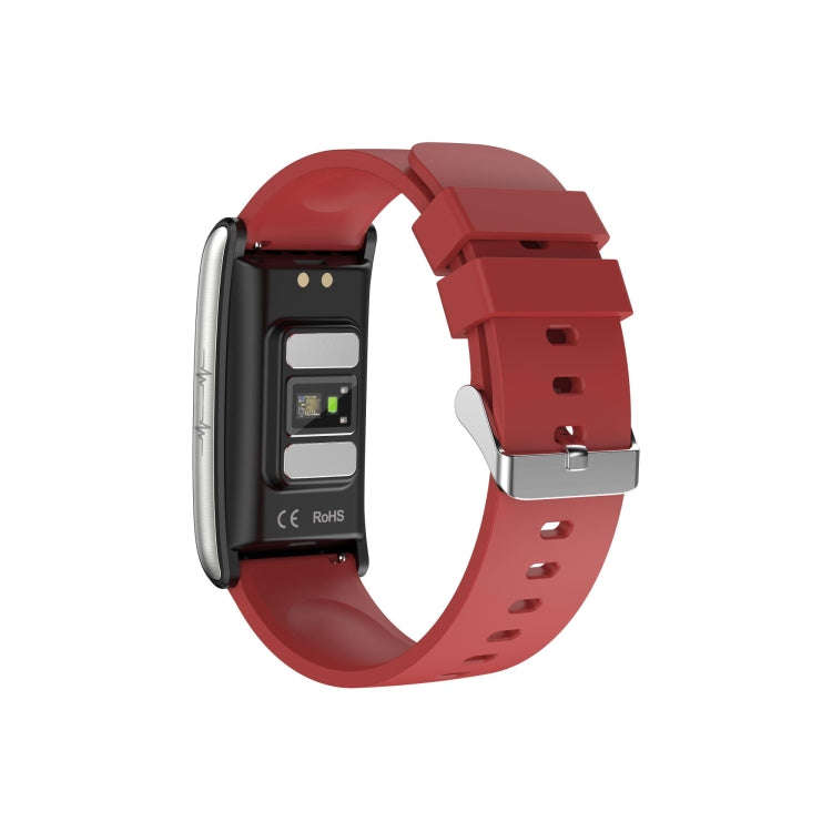 E600 1.47 inch Color Screen Smart Watch Silicone Strap Support Heart Rate Monitoring / Blood Pres...
