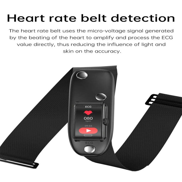 E600 1.47 inch Color Screen Smart Watch Silicone Strap Support Heart Rate Monitoring / Blood Pres...