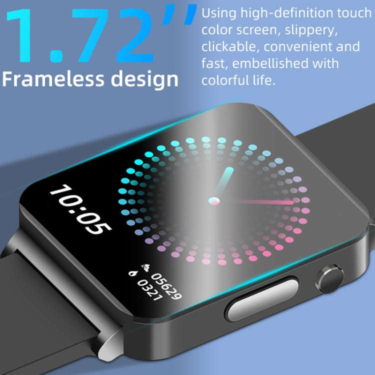 KS03 1.72 inch Color Screen Smart Watch,Support Heart Rate Monitoring / Blood Pressure Monitoring...